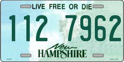 NH license plate 1127962