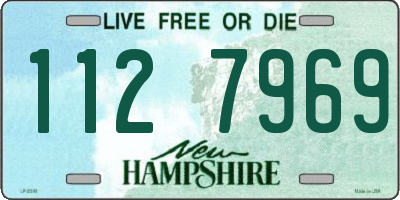 NH license plate 1127969