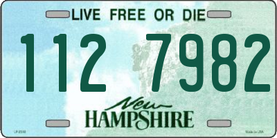 NH license plate 1127982