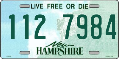 NH license plate 1127984