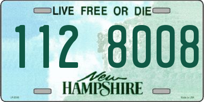 NH license plate 1128008