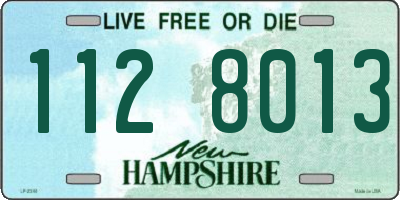 NH license plate 1128013