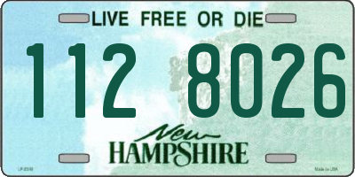 NH license plate 1128026