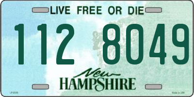 NH license plate 1128049