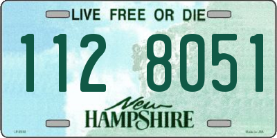 NH license plate 1128051