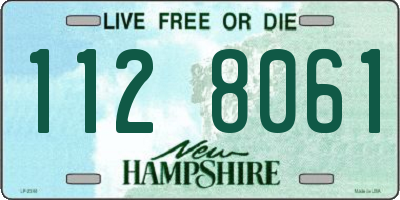 NH license plate 1128061