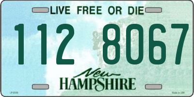 NH license plate 1128067