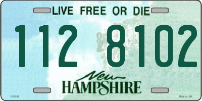 NH license plate 1128102