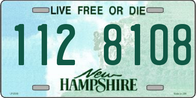 NH license plate 1128108