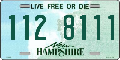 NH license plate 1128111