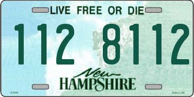 NH license plate 1128112