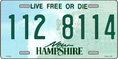 NH license plate 1128114