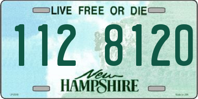 NH license plate 1128120