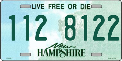 NH license plate 1128122