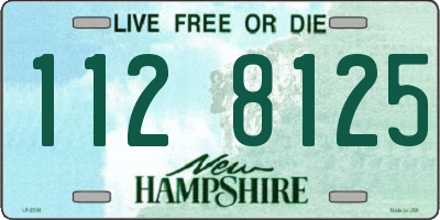 NH license plate 1128125