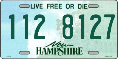 NH license plate 1128127