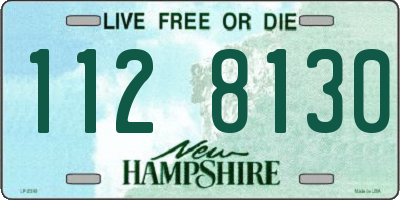 NH license plate 1128130