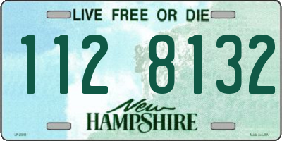 NH license plate 1128132