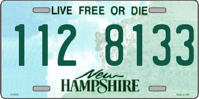 NH license plate 1128133