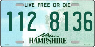 NH license plate 1128136