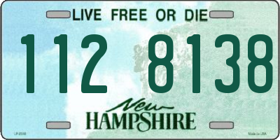 NH license plate 1128138