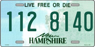 NH license plate 1128140