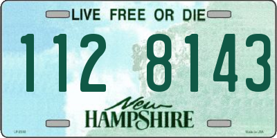 NH license plate 1128143