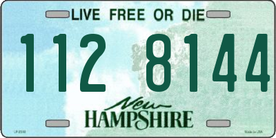 NH license plate 1128144