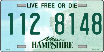 NH license plate 1128148