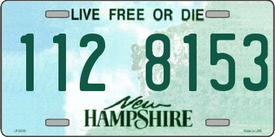 NH license plate 1128153