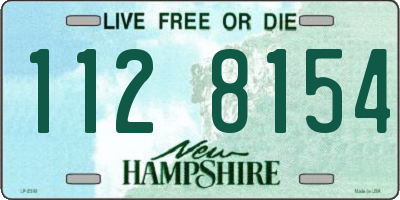 NH license plate 1128154