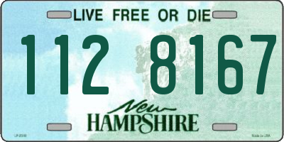 NH license plate 1128167