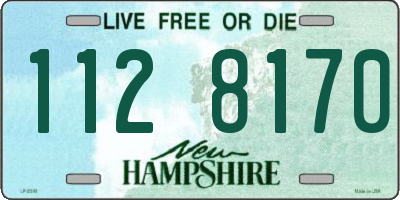 NH license plate 1128170