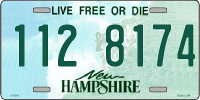 NH license plate 1128174