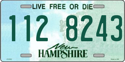 NH license plate 1128243