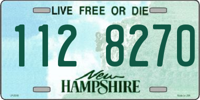 NH license plate 1128270