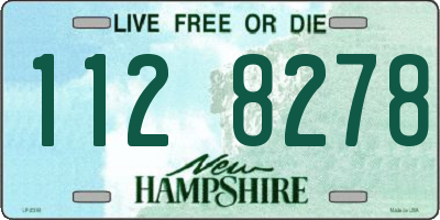 NH license plate 1128278