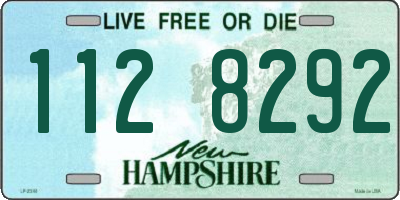 NH license plate 1128292
