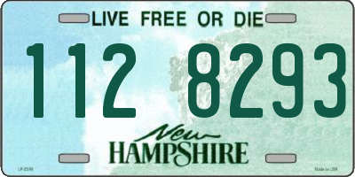 NH license plate 1128293