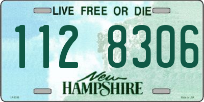 NH license plate 1128306