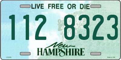 NH license plate 1128323
