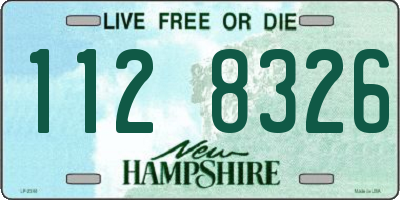 NH license plate 1128326