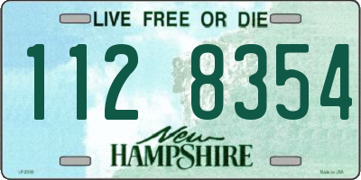 NH license plate 1128354