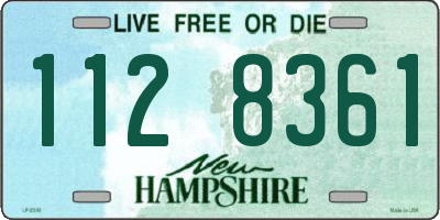 NH license plate 1128361