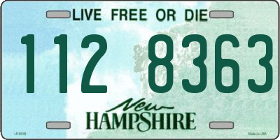 NH license plate 1128363