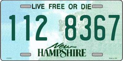 NH license plate 1128367
