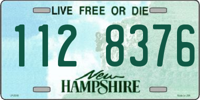 NH license plate 1128376