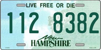 NH license plate 1128382