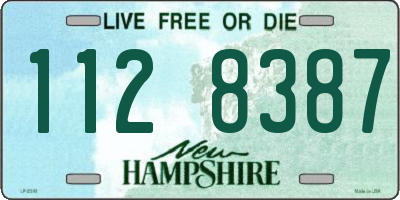 NH license plate 1128387