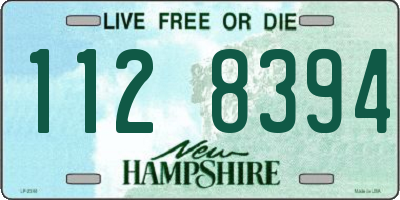 NH license plate 1128394